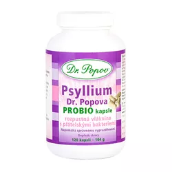 Dr. Popov Psyllium PROBIO 120 kapslí