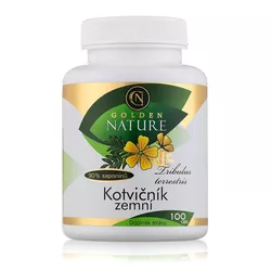 Golden Nature Kotvičník zemní 90 % saponinu 100 tablet