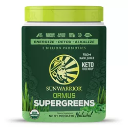 Sunwarrior Ormus Warrior Super Greens Bio 450 g - natural