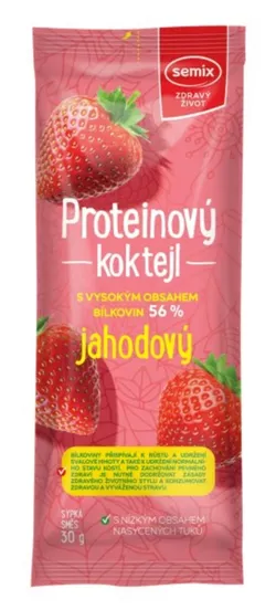 SEMIX Proteinový koktejl jahodový 30 g