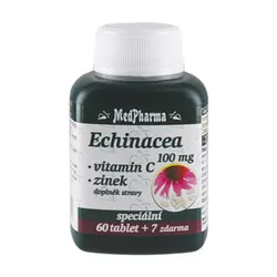 MedPharma Echinacea 100 mg + vitamin C + zinek 67 tablet