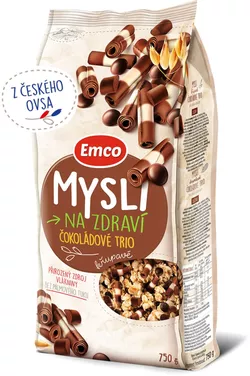 Emco Mysli křupavé - Čokoládové trio 750 g