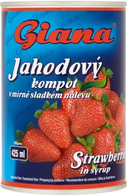 Giana Jahodový kompot 425 ml (400 g)