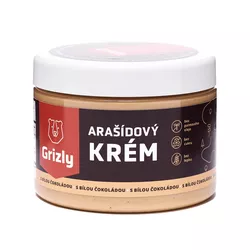 GRIZLY Arašídové máslo s bílou čokoládou 500 g