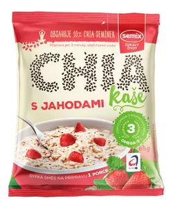 SEMIX CHIA KAŠE jahody a smetana 65 g