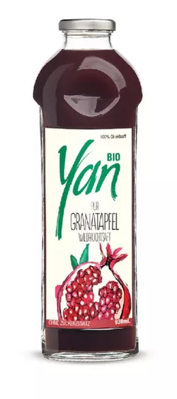 YAN BIO 100% Šťáva - Granátové jablko 930 ml