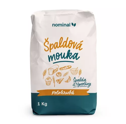 Špaldová mouka polohrubá 1000 g