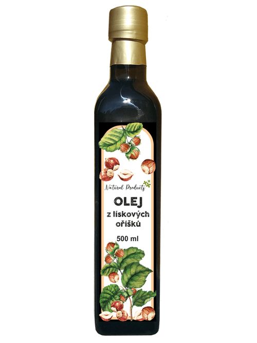 Natural Products Olej z lískových ořechů 500 ml