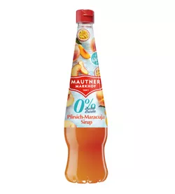 Mautner Markhof Sirup 0% cukr Broskev-Maracuja 700 ml