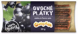 Ovocňák Ovocné plátky jablko a černý rybíz 20 g