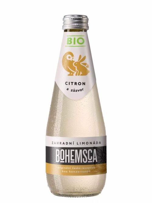 Bohemsca Zahradní limonáda citrón a zázvor BIO 330 ml