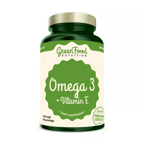 Omega 3 a Vitamin E 120 kapslí