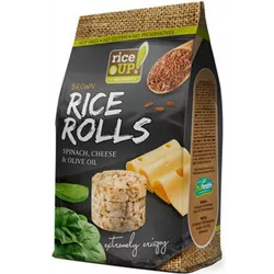 Rice Up Rýžové minichlebíčky špenát, sýr, olivový olej 50 g