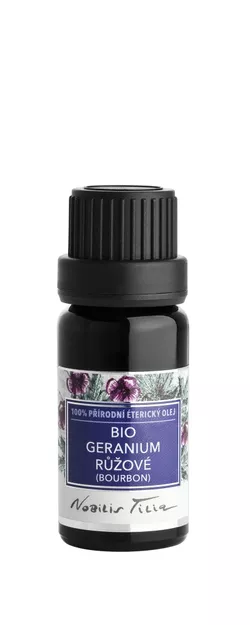 Nobilis Tilia Éterický olej Geranium růžové (bourbon) BIO 10 ml