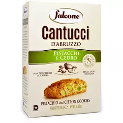 Sušenky Cantucci s pistáciemi a citrónem, 180 g