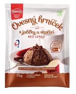 SEMIX Ovesný hrníček s jablky a skořicí bez lepku 70 g