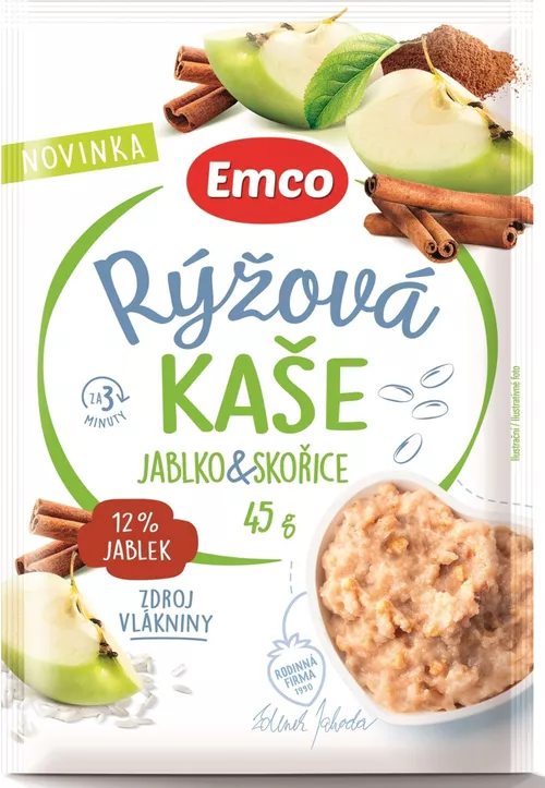 Rýžová kaše s jablky a skořicí 45 g