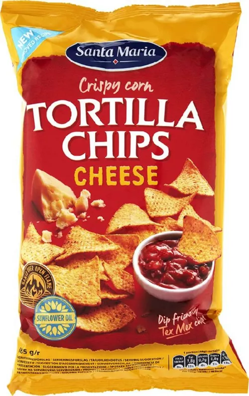 Tortilla chips sýrové 185 g