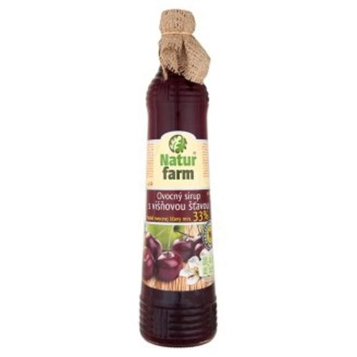 NaturFarm Sirup višeň min. 33 % 700 ml