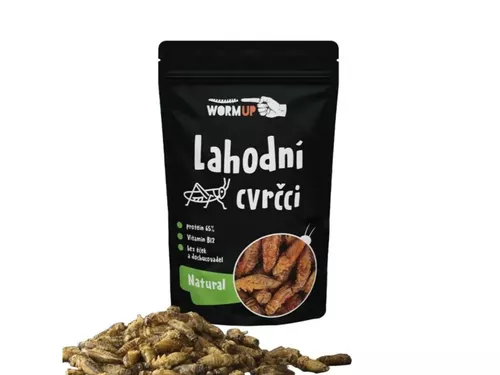 Lahodní cvrčci natural 80 g