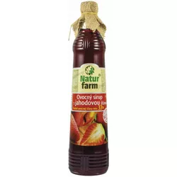 NaturFarm Sirup jahoda min. 33 % 700 ml