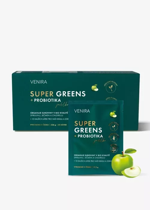 Super Greens + probiotika jablko 336 g