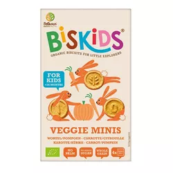 Dětské celozrnné mini sušenky s mrkví a dýní bez přid. cukru BIO 120 g