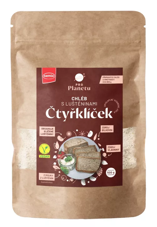 Čtyřklíček PRO Planetu chléb s luštěninami 500 g