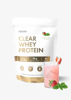 Clear whey protein / proteinová limonáda jahoda a máta 500 g