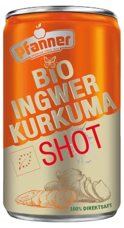 Pfanner BIO Ginger Curcuma shot 150 ml