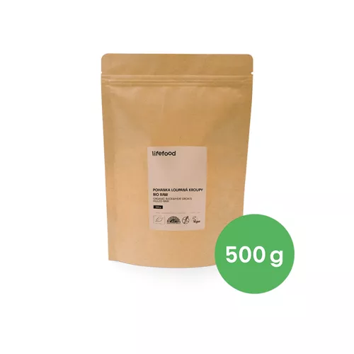 Pohanka loupaná kroupy RAW BIO 500 g