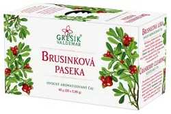 Brusinková paseka ovocný čaj 20 sáčků 40 g