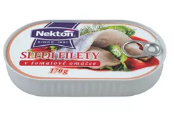 Nekton Sledí filety v rajčatové omáčce 170 g