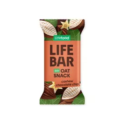 Lifefood Lifebar Oat snack s kousky čokolády BIO 40 g