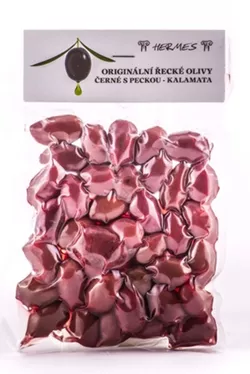 Hermes Černé olivy Kalamata s peckou 150 g