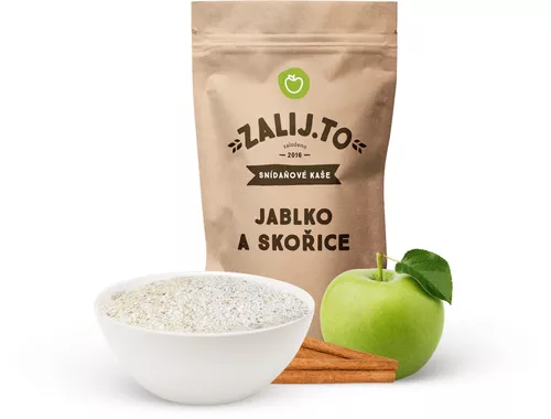 Ovesná kaše Jablko - Skořice 500 g