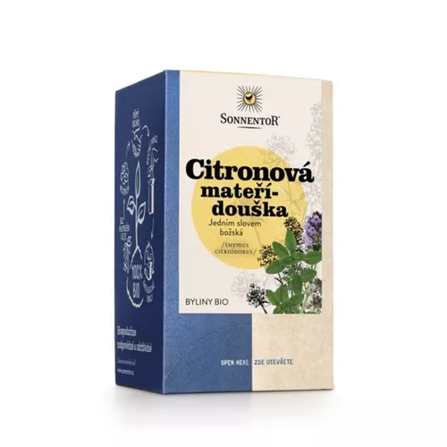 Citronová mateřídouška BIO 18 sáčků