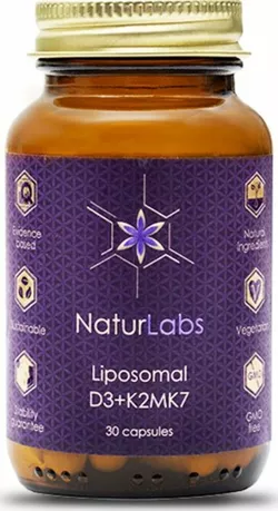 Naturlabs Liposomální vitamín D3 + K2 30 tablet