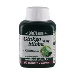 MedPharma Ginkgo biloba 30 mg + guarana 67 tablet