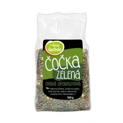 Green Apotheke Čočka zelená drobnozrnná 500 g