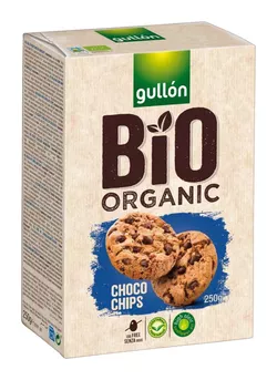 Gullón BIO Choco chip sušenky s čokoládovými kousky 250 g