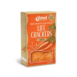 Lifefood Life Crackers Mrkvánky BIO RAW 80 g