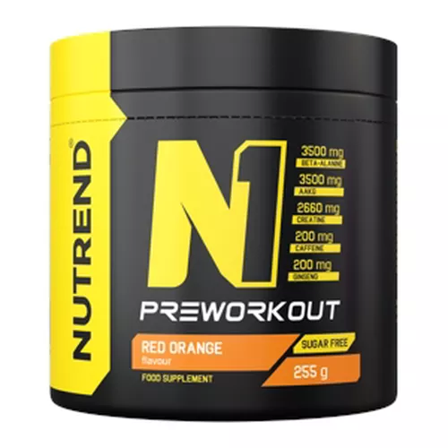 Nutrend N1 Pre-Workout 510 g - červený pomeranč