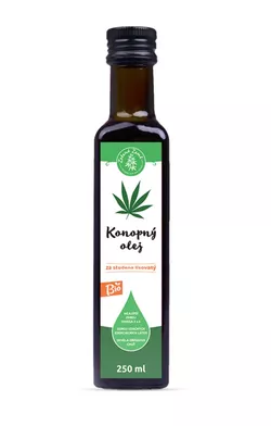 Zelená země Konopný olej ČR BIO 250 ml