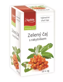 Apotheke Zelený čaj s rakytníkem 20 x 2 g