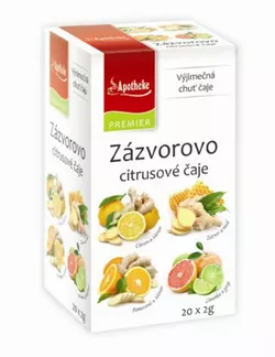 Apotheke Zázvorovo-citrusové čaje 4v1 20 sáčků