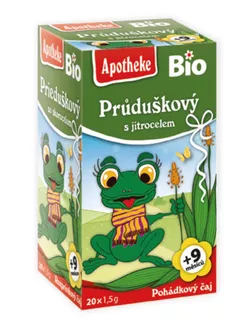 Apotheke Pohádkový čaj Bio průduškový s jitrocelem 20x1,5 g