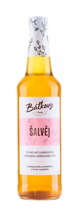 Báťkovy sirupy Šalvějový sirup 500 ml