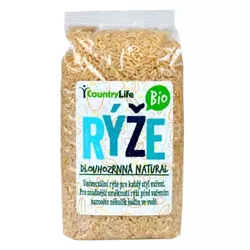 Country Life Rýže dlouhozrnná natural BIO 500 g