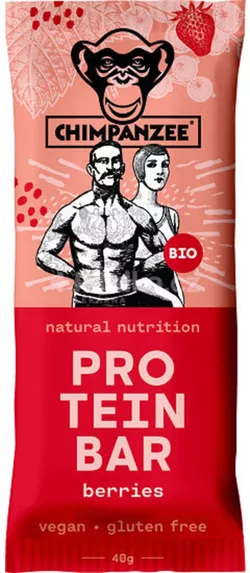 Chimpanzee BIO protein bar Lesní plody, jahoda 40 g